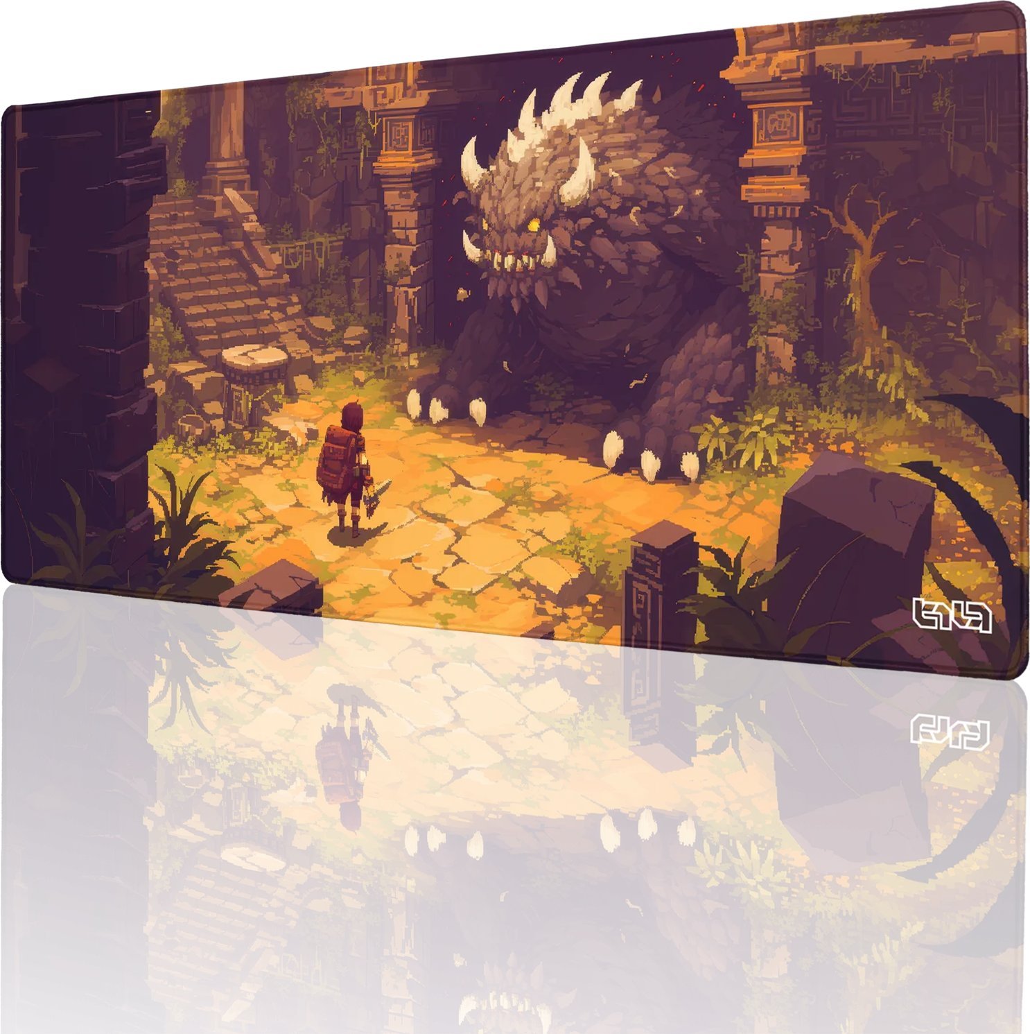 Podkładka Tilt PODKŁADKA POD MYSZ MYSZKĘ Walka z Bossem 90x40 Wytrzymała