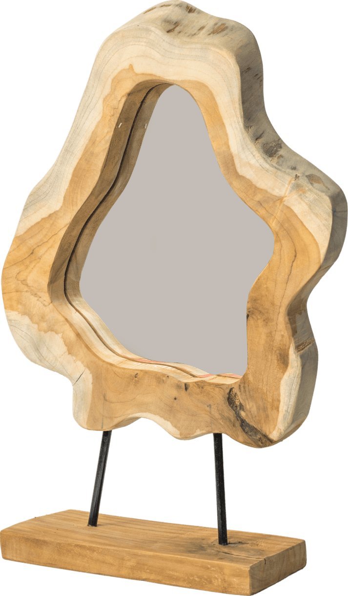 Lusterko kosmetyczne Tajemniczy ogród Lustro stojące w drewnianej ramie