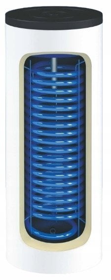 Wymiennik SWP-201 z wężownicą o dużej powierzchni do pomp ciepła