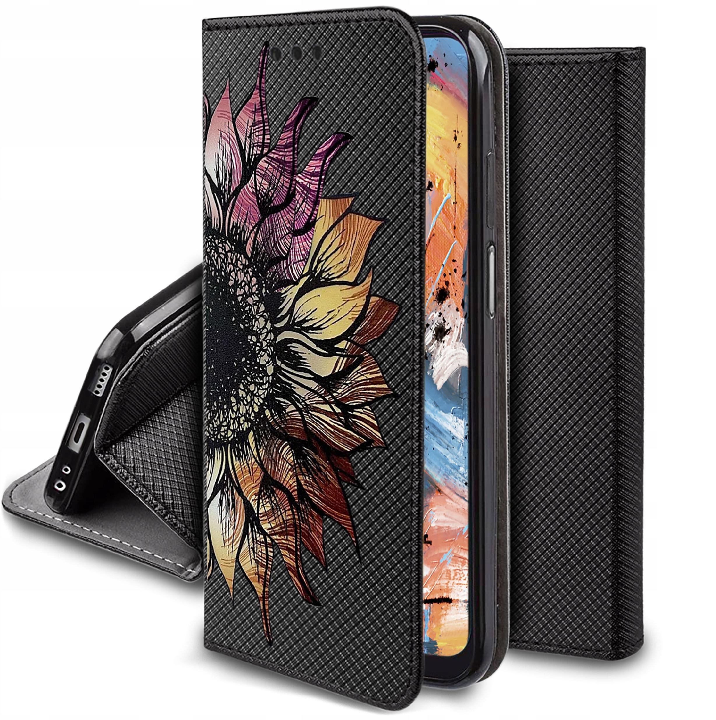 Etui do Honor X6A MAGNET WZORY CASE PORTFEL + SZKŁO OCHRONNE 9H
