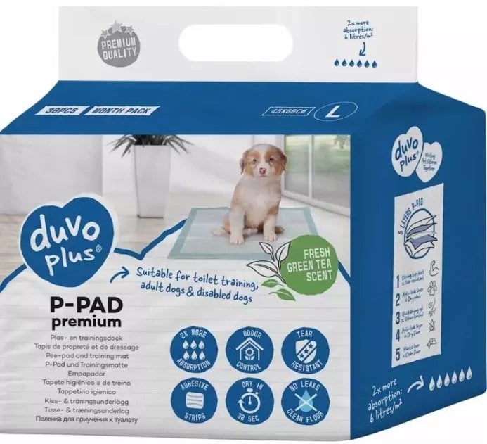 Duvo+ Podkłady Dla Psa L Green Tea 45x60cm 30szt