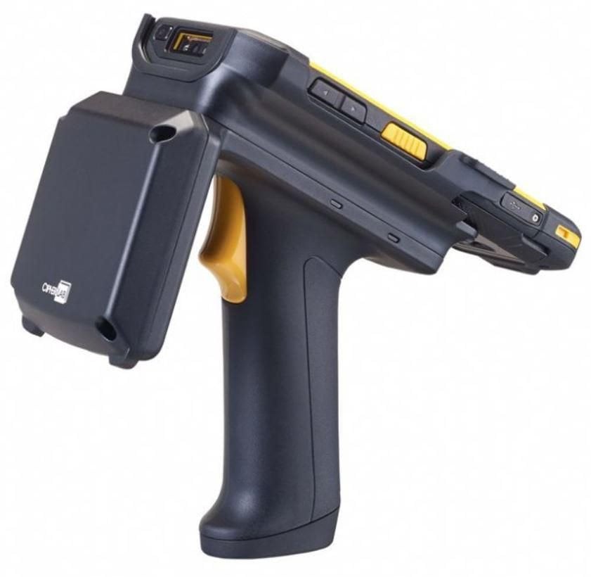 Uchwyt UHF GUN do kolektora CipherLab RS35/RS36. 865-868 MHz. Zasilacz z ładowarką i adapterm EU. Akumulator 3000 mAh.