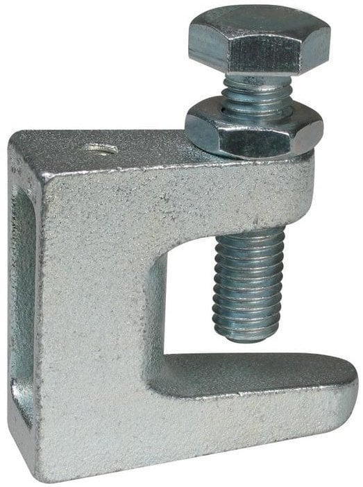 WALRAVEN Bjælkeklemme med M10 gevindklembrede max. 23,5 mmEl-forzinket stål
