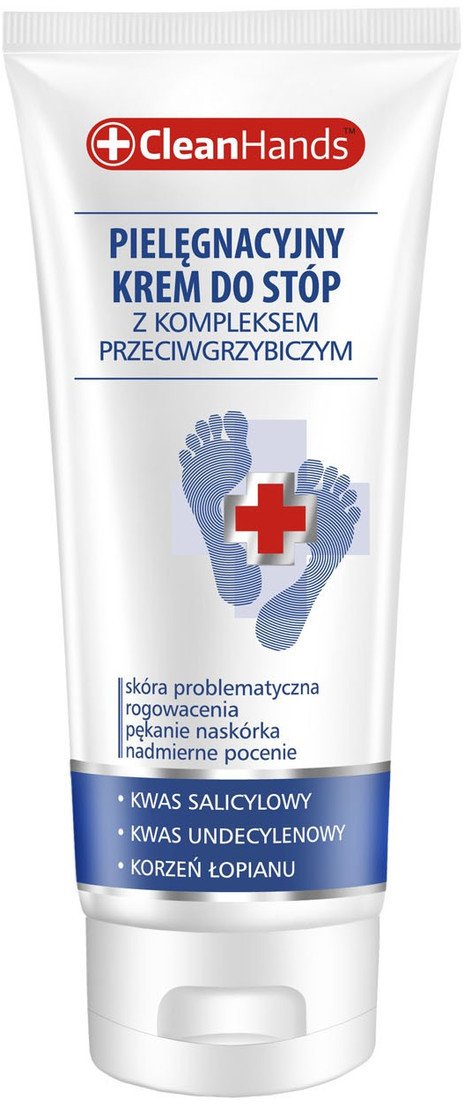 Clean Hands Krem do stóp z kompleksem przeciwgrzybicznym 75ml