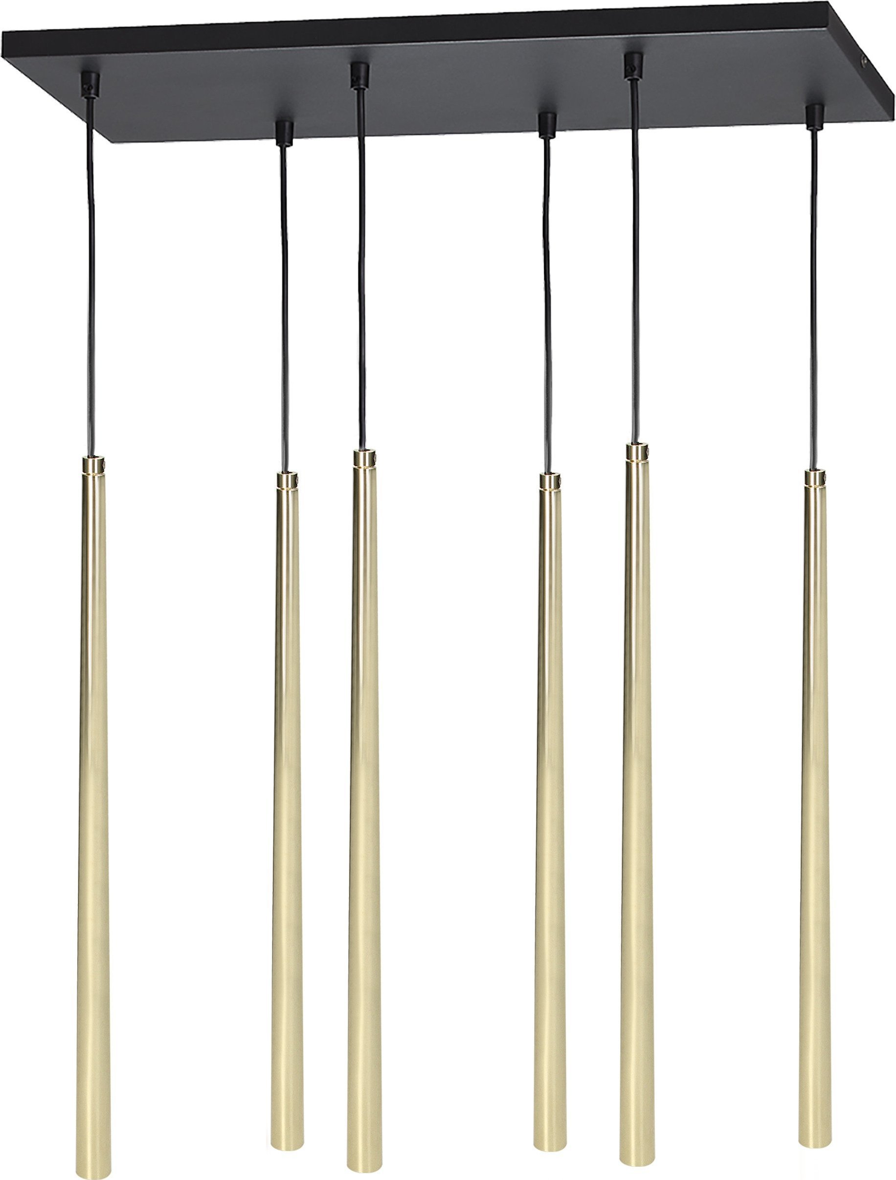 Lampa wisząca Orno TABUNG 6P, lampa wisząca, G9 max.6W, złota