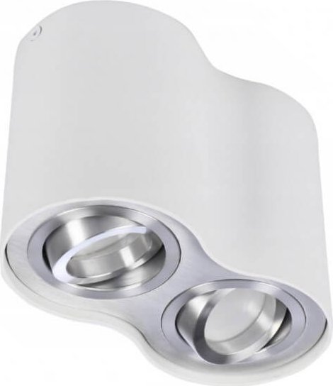 Lampa sufitowa Torino Plafon lampa sufitowa spot Azzardo Bross 2 2x50W GU10 aluminium GM4200 ALU