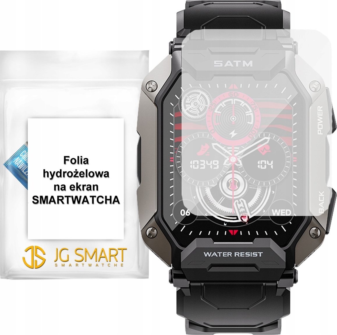 Folia ochronna na ekran smartwatcha JG SMART JGS C20 PLUS Folia Hydrożelowa