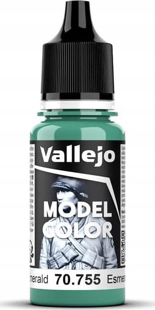 Vallejo Vallejo: 70.755 - Model Color - Light Emerald (18 ml)