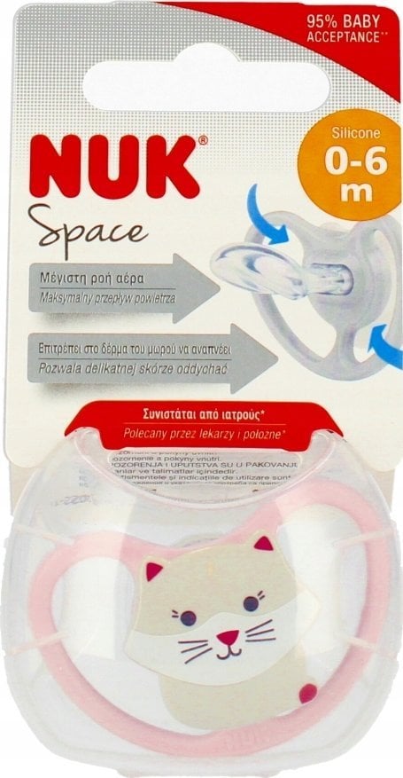 NUK NUK SMOCZEK USP 0-6M SIL SPACE KOT 10730331 1/6