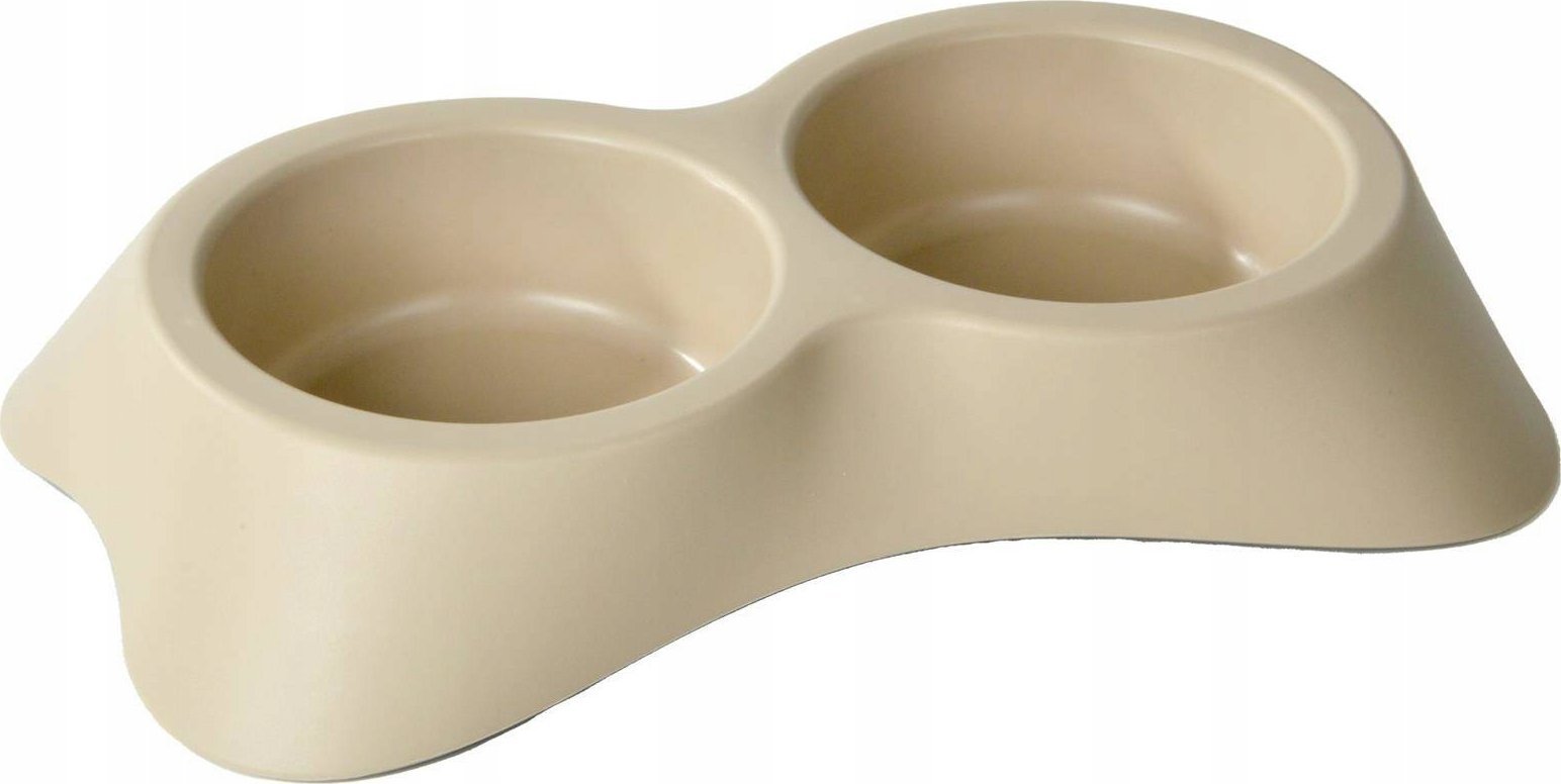 Zolux Podwójna miska dla psa, 2 x 200 ml, Ø 16 cm