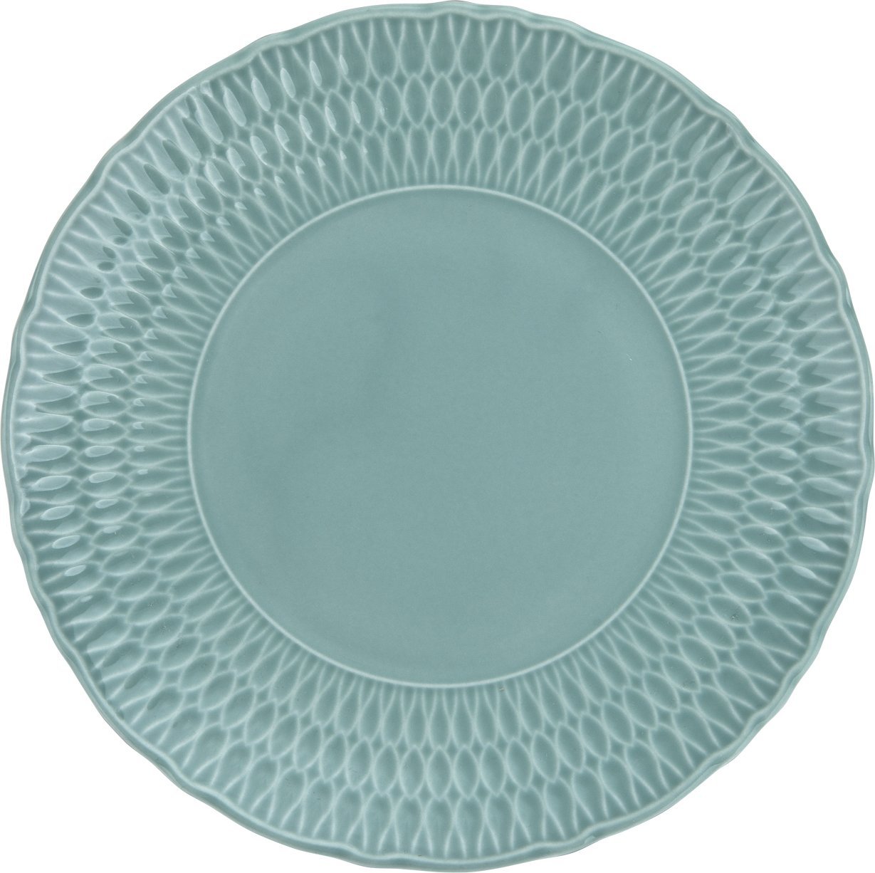 Ćmielów Talerz płytki 21 cm Sofia Zielona