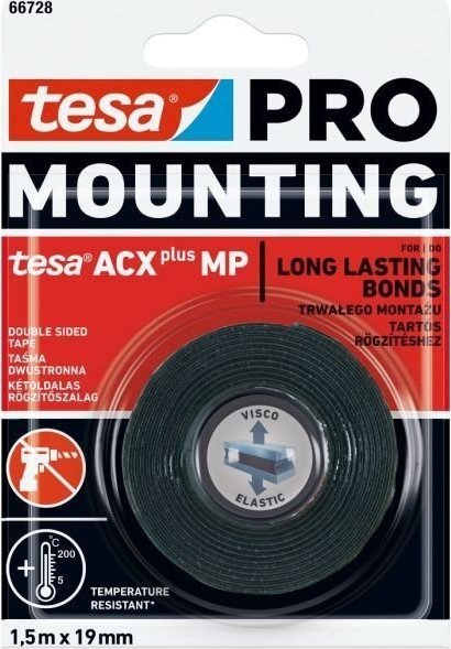 Tesa 66728 ACXplus Profesjonal montażowa 1,5m/19mm