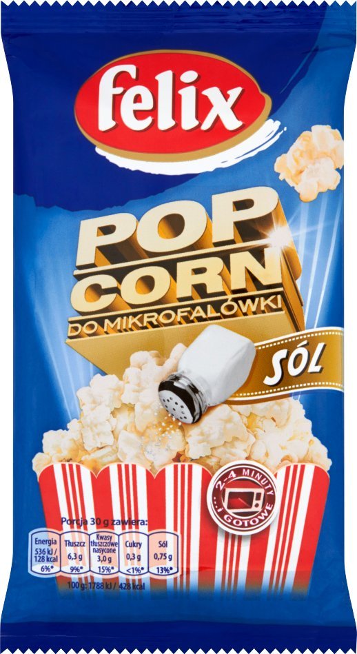 Felix Felix Popcorn solony do mikrofalówki 90 g