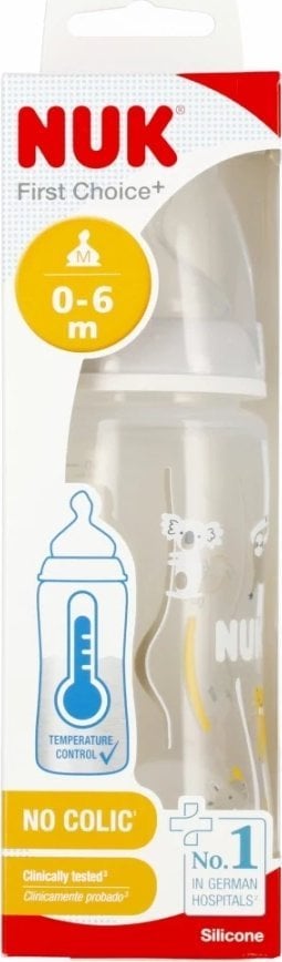 NUK 400523 BUTELKA 300ML WSKAŹNIK TEMPERATURY 0-6 527909, 741926