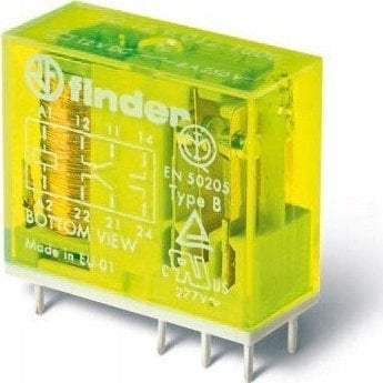 Finder Przekaźnik bezpieczeństwa 2P 8A 48V DC do obwodów drukowanych 50.12.9.048.1000