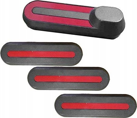 Korbi ODBLASKOWE ZAŚLEPKI KÓŁ DO XIAOMI M365 4szt BIAŁE