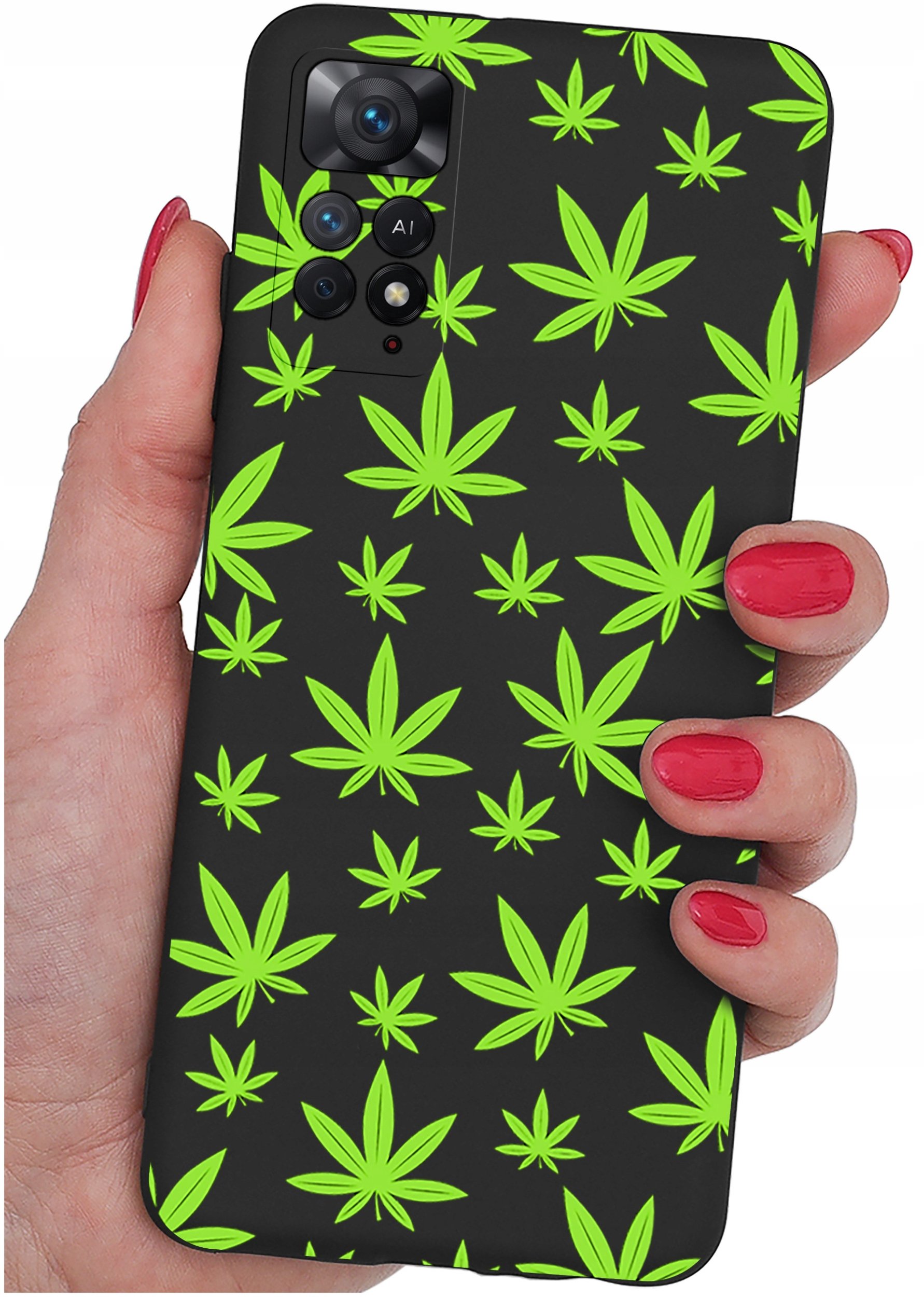 krainaGSM ETUI do Xiaomi Redmi Note 11 Pro SILIKONOWE MATT CASE + SZKŁO 9H