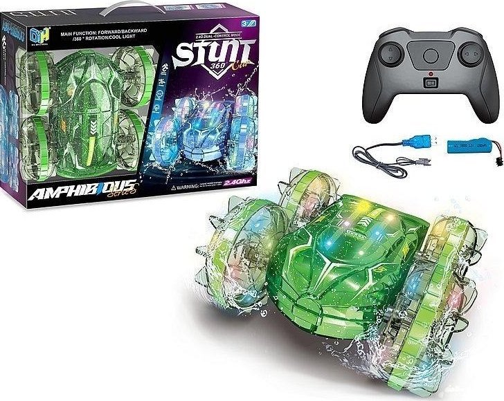 Auto przewrotka R/C świecące koła USB MIX