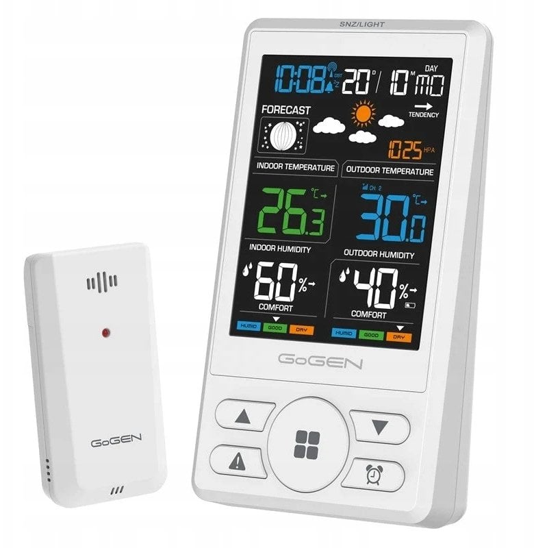 Stacja pogodowa GoGEN Stacja pogody ME1250W