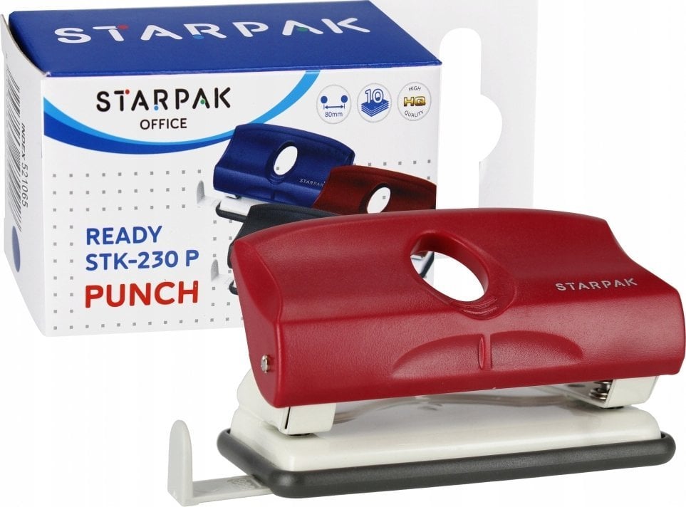Dziurkacz Starpak DZIURKACZ 0,8/80 BORDO READY 230P STK PUD 12/144