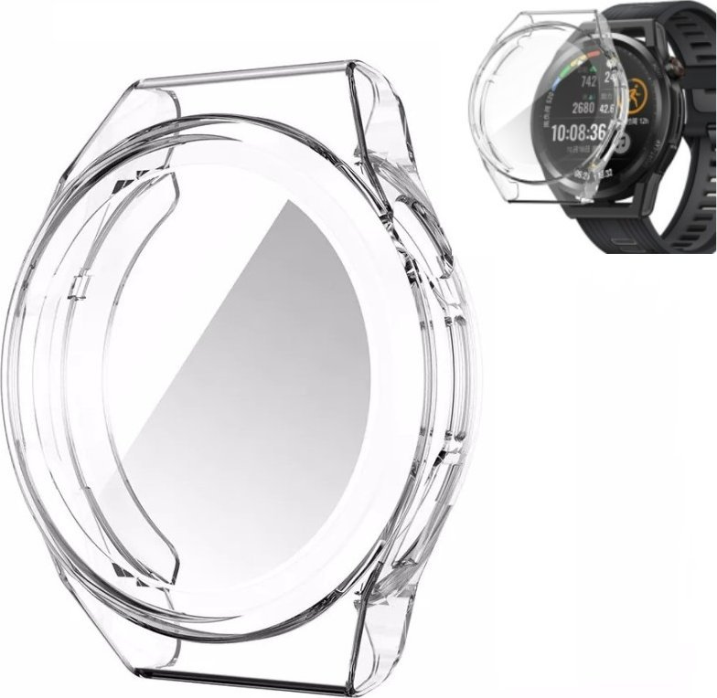Best Accessories SILIKONOWE ETUI 2W1 Z OSŁONKĄ NA EKRAN DO HUAWEI WATCH GT RUNNER