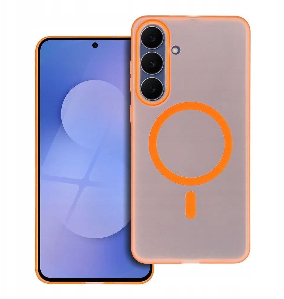 OEM Futerał GO ORANGE compatible with MagSafe do SAMSUNG A07 pomarańczowy