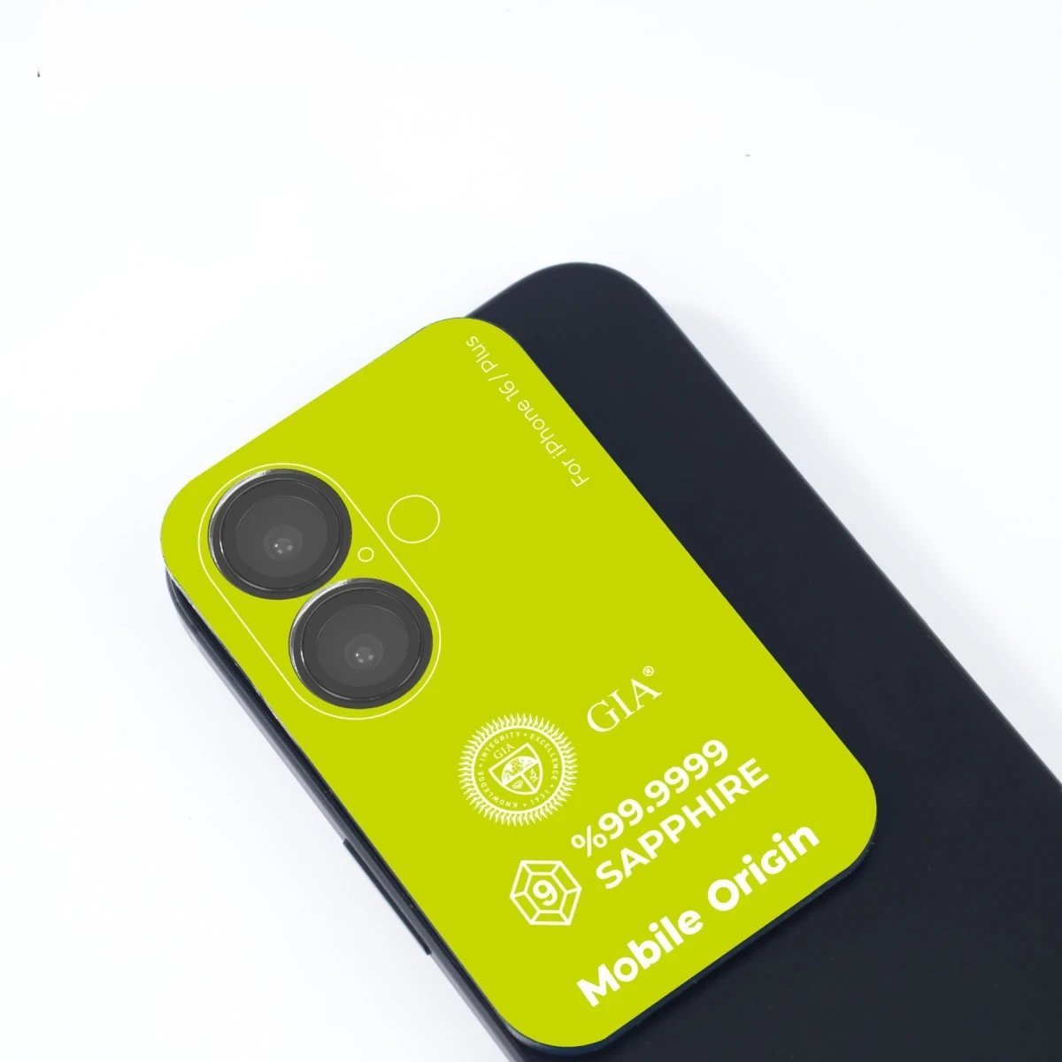 Mobile Origin Sapphire Lens guards, black - iPhone 16/16 Plus