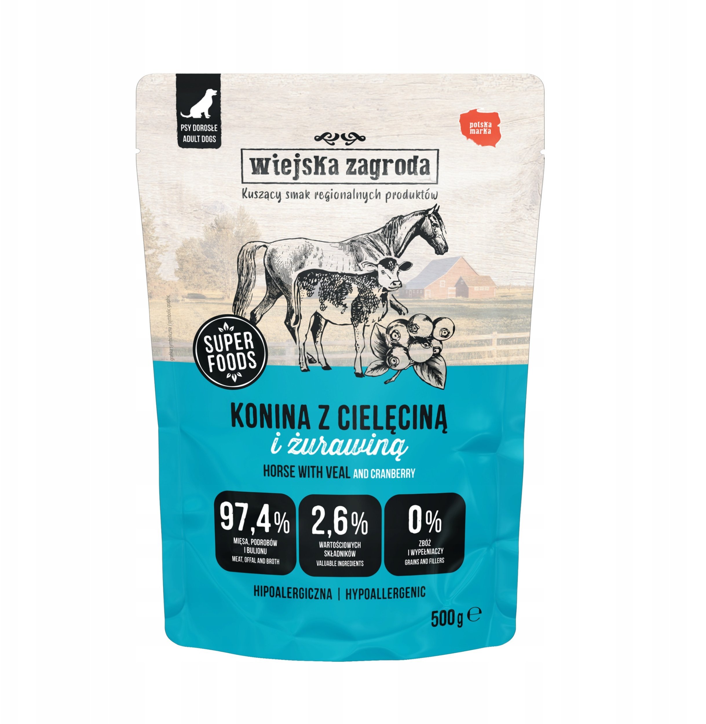 Wiejska Zagroda Konina z cielęciną 500g