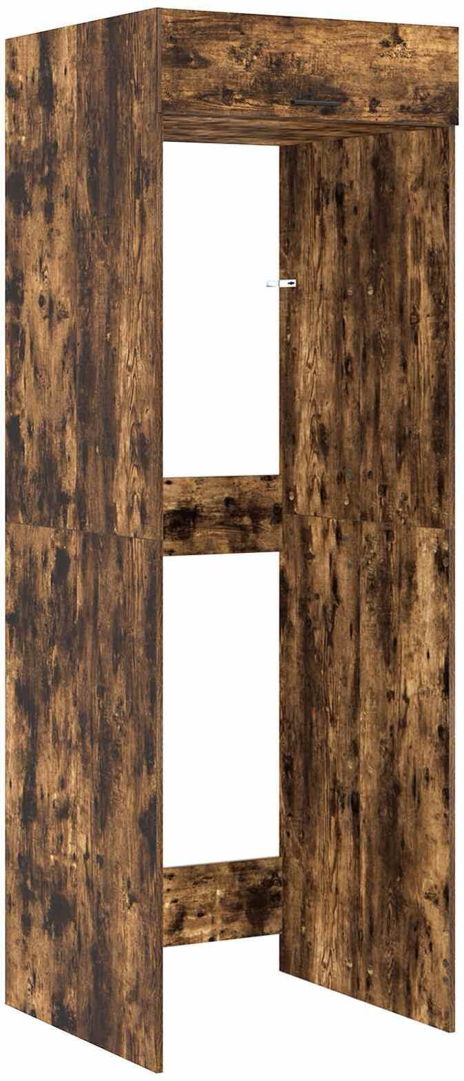 vidaXL Szafka na pralkę 2 pcs Dąb wędzony 67,5 x 68 x 200 cm