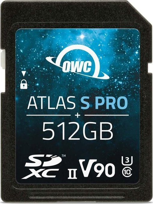 Karta OWC Atlas S Pro SDXC 512 GB UHS-II/U3 V90 (OWCSDV90P0512)