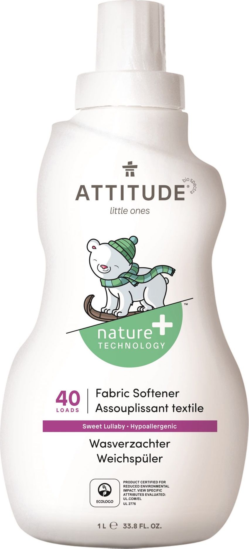 Płyn do płukania Attitude Sweet Lullaby 1l