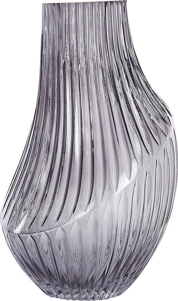 Ramka Beliani Wazon na kwiaty szklany 36 cm szary MYRSINA!