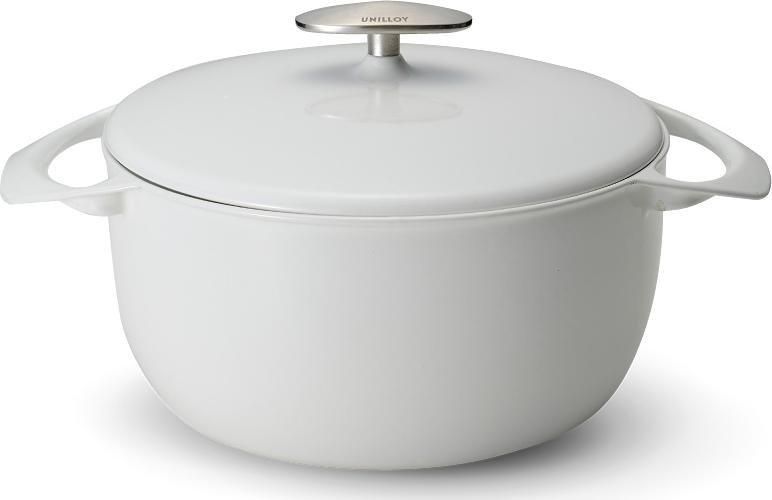 UNILLOY Garnek żeliwny UNILLOY Unohana 20 cm [UC200WH]