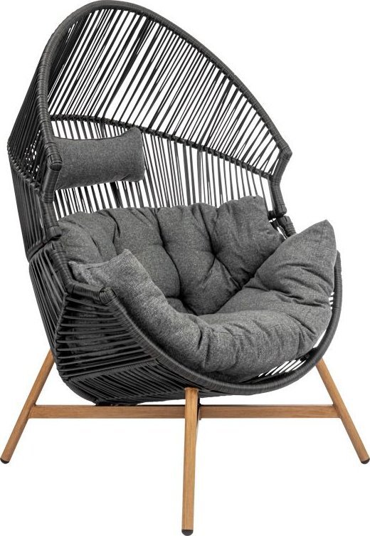 Mirpol HOLAND FOTEL OGRODOWY KOKON CZARNY