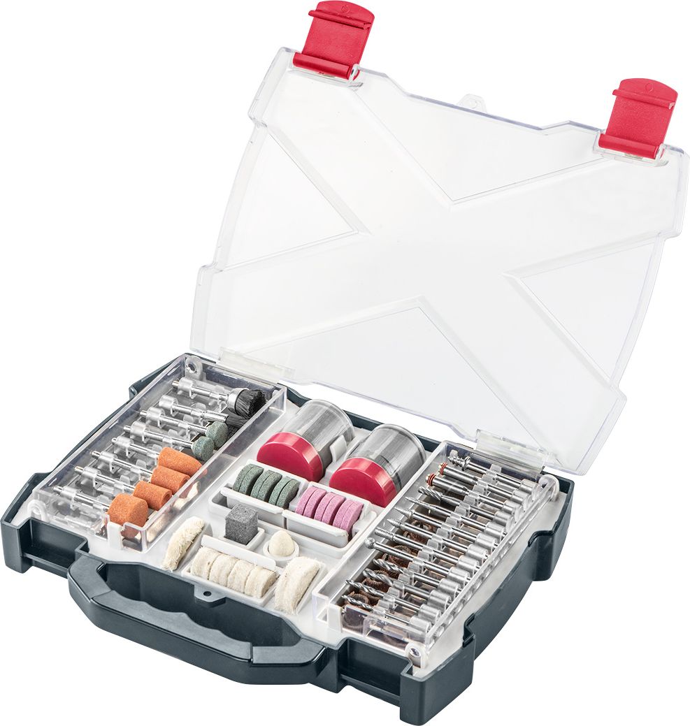 Graphite Akcesoria do miniwiertarki (Akcesoria do miniszlifierki, zestaw 99 szt.)