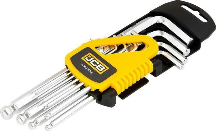 JCB Zestaw kluczy IMBUS długich z kulą 10el. (1.27-10mm)