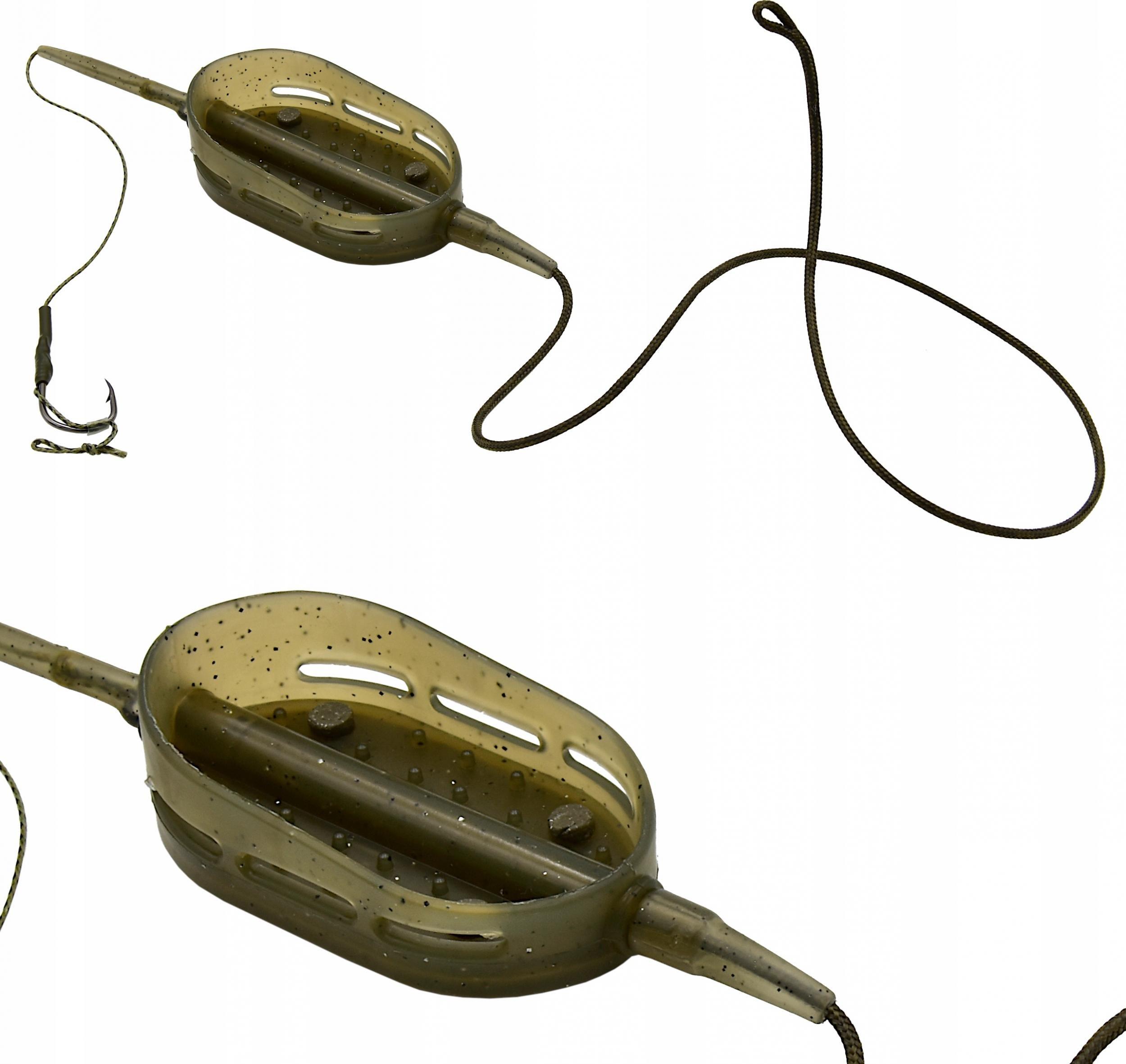 Life-Orange Gotowy Uzbrojony koszyk metod Method Feeder 40g #4