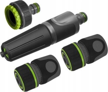 Stalco Zestaw 4-elementowy z dyszą zraszającą regulowaną 1/2" ABS TRP