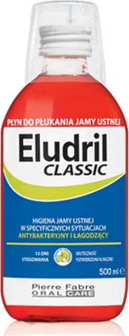 Pierre Fabre ELUDRIL CLASSIC Płyn do płukania jamy ustnej, 500ml