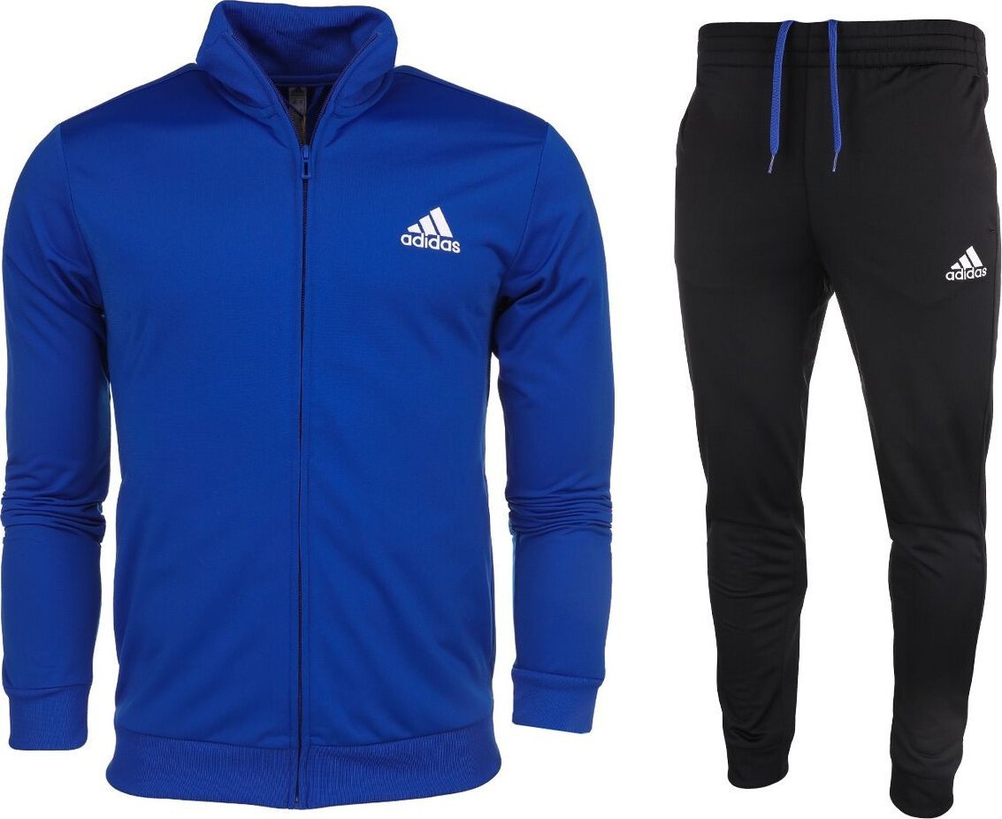 Adidas Dres męski adidas Primegreen Essentials Small Logo niebiesko-czarny HE1882 4