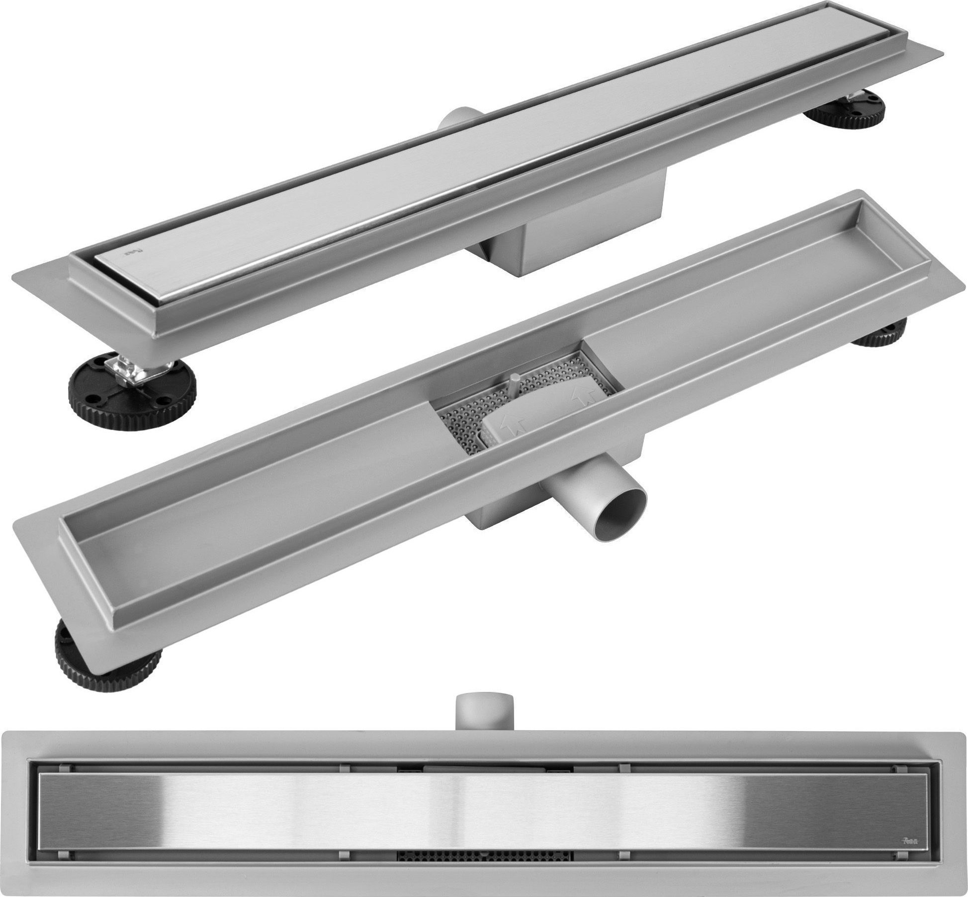 Rea Odpływ Liniowy REA Neox STAL SZCZOTKOWANA 100