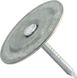 Gwoździe papowe z podkładką ocynk biały 3.0x25 5kg/opJ