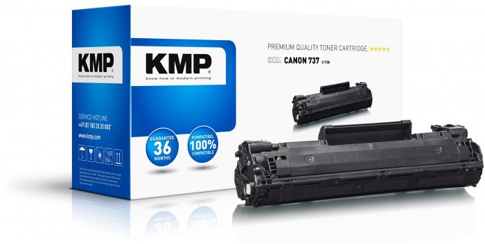 Toner KMP Toner Canon 737 comp. black 2.400 stron C-T38 - 3602,0000
