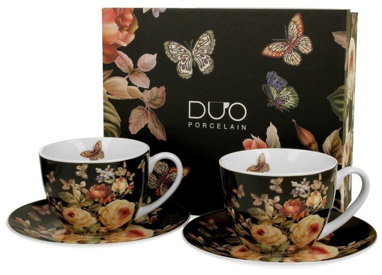 Komplet 2 filiżanek 250 ml + spodki Warda