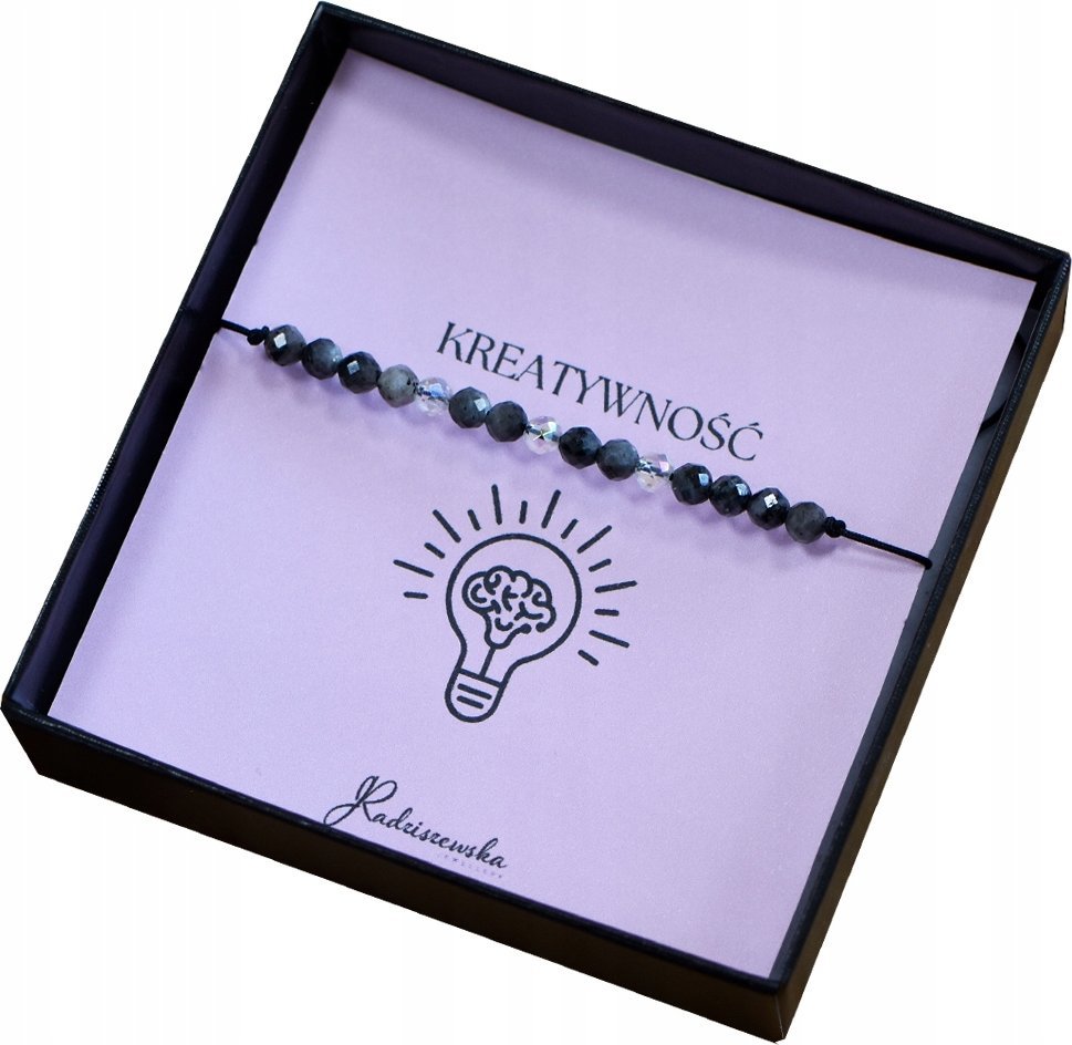 Radziszewska Jewellery Bransoletka z Kamieni Naturalnych Talizman Kreatywności Prezent ŻYCZENIA