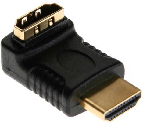 Adapter AV InLine HDMI - HDMI czarny (17600F)