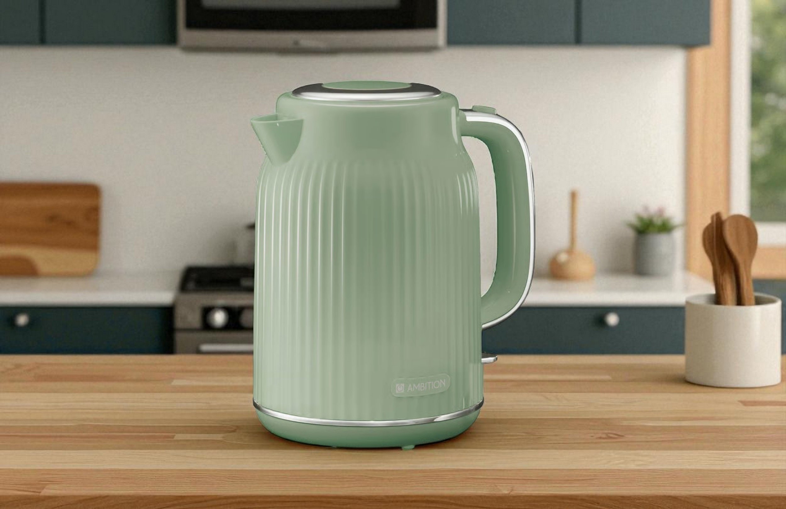 Czajnik elektryczny 1,7 L Vintage szałwiowy