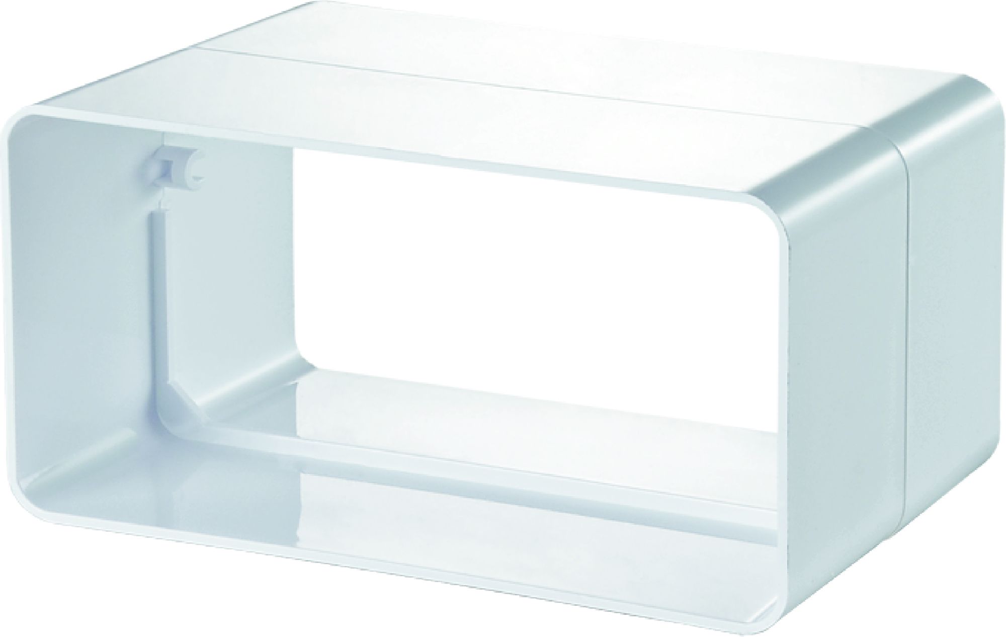 Vents Łącznik kanałów prostokątnych biały 110 x 54mm (020)