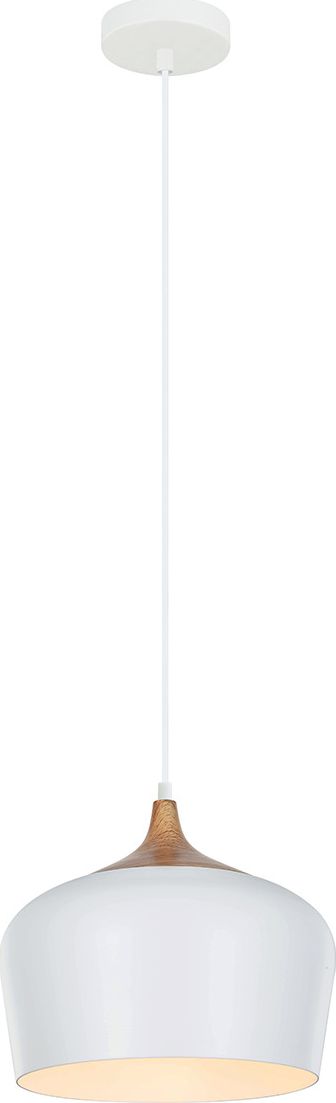 Lampa wisząca Italux Britta industrial biały (MDM-2681/1M W)