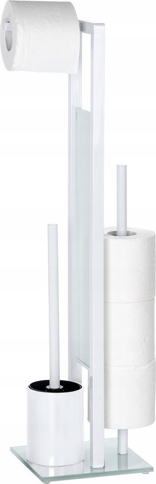 Wenko Stojak na papier toaletowy Rivalta Biały